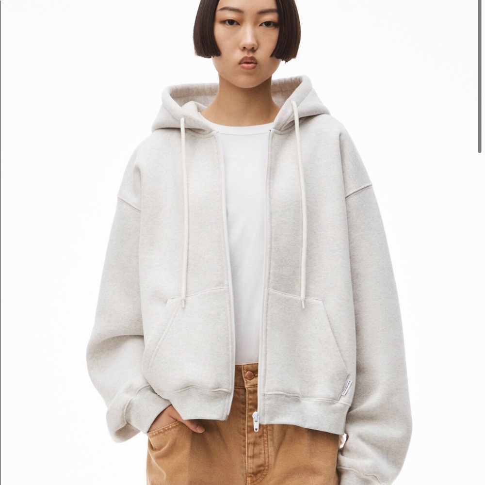 Oversized Fleece Hoodie in Grey
T by Alexander Wang
Color:Grey